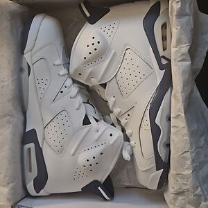 Nike Air Jordan 6 white/navy sz 11